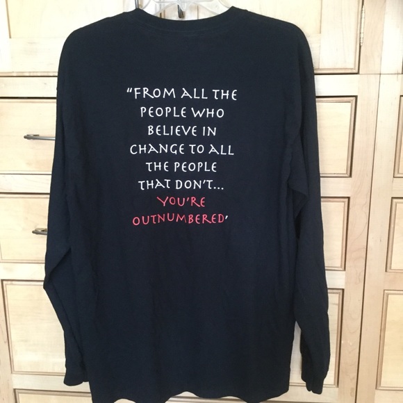 #Outnumbered T-SHIRT black size large. 100% cotton - Picture 2 of 8